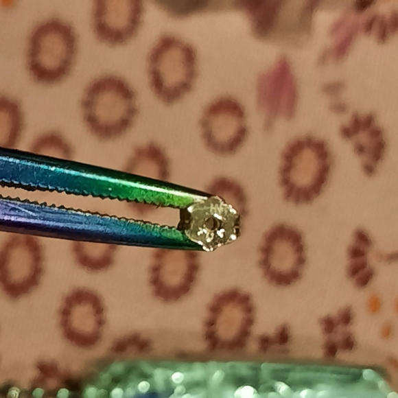 NWT AUTHENTIC SEXXY SAPPHIRE SEPT BIRTHSTONE STUD EARRINGS SOLID 10K YELLOW GOLD - Picture 5 of 7